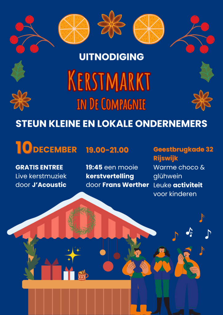 Kerstmarkt Compagnie rijswijk soaphub 10 december 2025